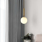 Metal Pendant Lamp with Warm LED Glow