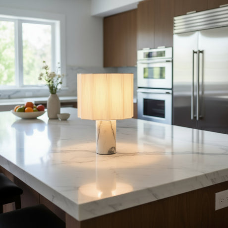 Battery-Powered Table Lamp for Contemporary Homes