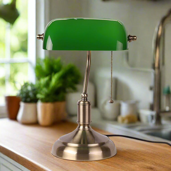 Aurelia Glass Table Lamp – European classic design | OroDwell
