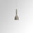 Metal pendant light soft ambient glow style accent piece