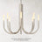 three color option led chandelier