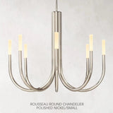 three color option led chandelier