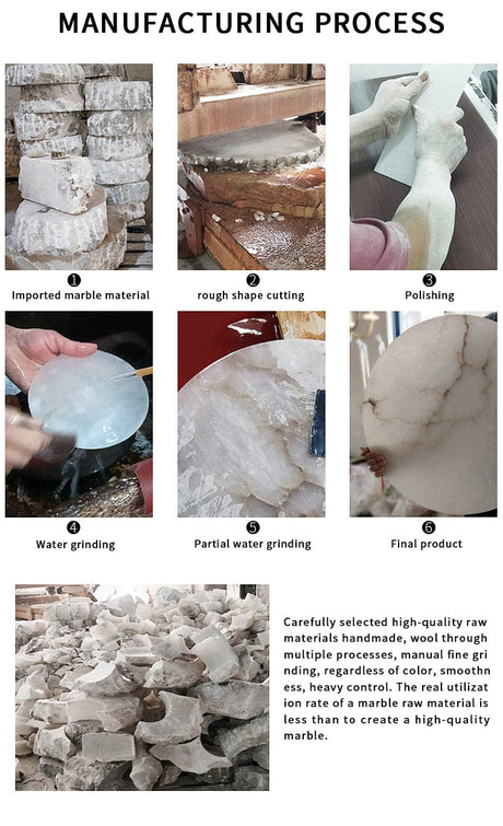Marble Lumera Marble Rock Light for Living Room