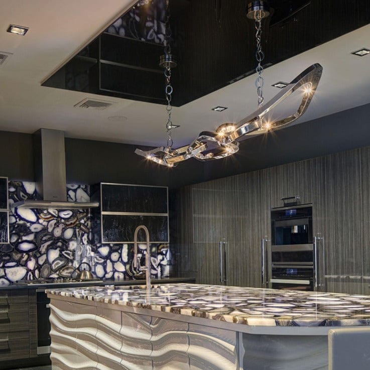 Metal Chandelier for Modern Home Decor Enthusiasts