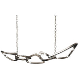 Metal Chandelier Woven Design Aesthetic Decor