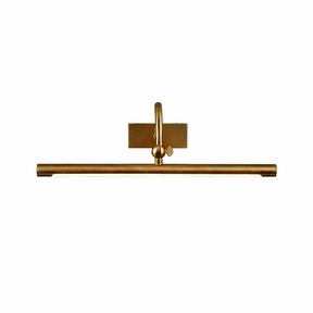 The brass bar seen level, the stem rising to a ball joint under the plate