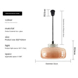 The pendant drawn with its 32 cm width and 24 cm height marked