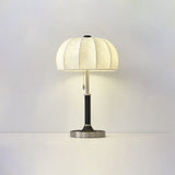 Segmented dome lamp lit, the seams between the panels showing