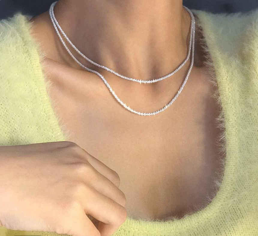 Lyssara Necklace Set Front View Styling