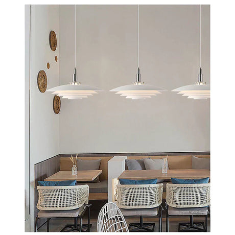 Oval Wood and Metal Pendant Lamp for Dining Table