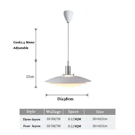 Oval Pendant Lamp Ambient Lighting in Modern Living Space