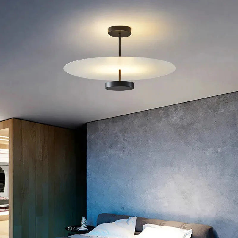 Nordic Ring Chandelier with Built-In LED for Living Room