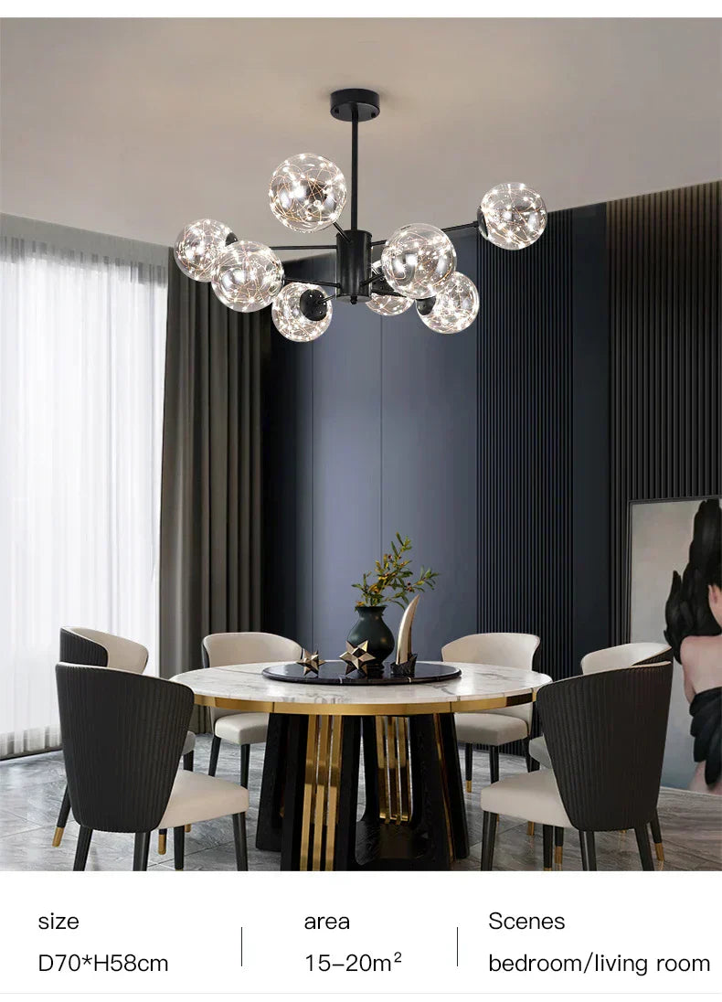 Glass Chandelier Timeless Design Classic Elegance