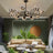 Iron chandelier for hallway