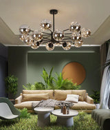 Iron chandelier for hallway