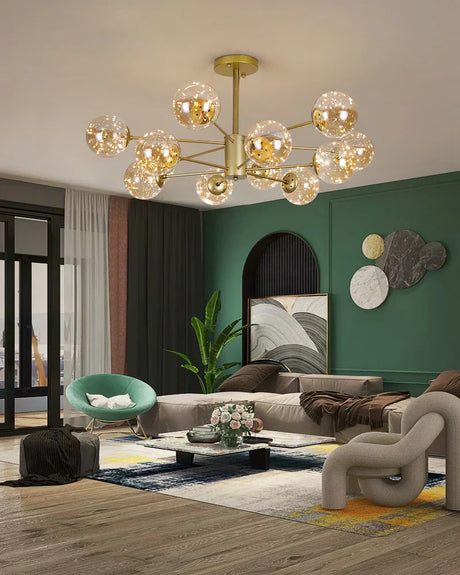 Globe Chandelier for Dining Room Accent