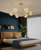 CelestiOrb Chandelier Six Head Configuration Design