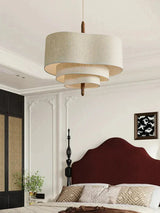 Asterra Fabric Chandelier for Cozy Living Room