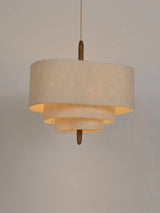 LuminaWeave Fabric Chandelier for Bedroom and Living Spaces