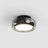 Vintage acrylic ceiling light warm glow