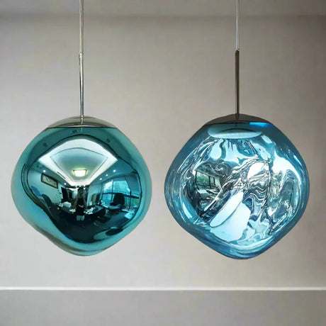 Glass pendant light for kitchen
