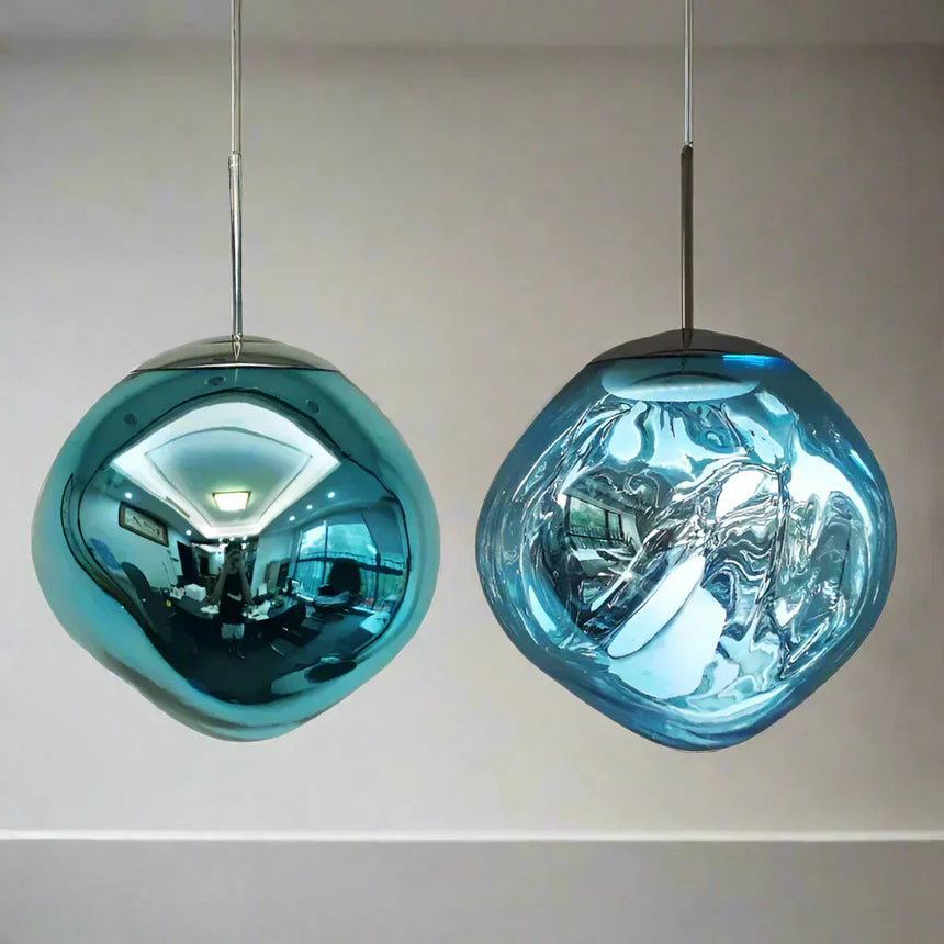Glass pendant light for kitchen