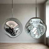 Clear glass fixture close-up detail