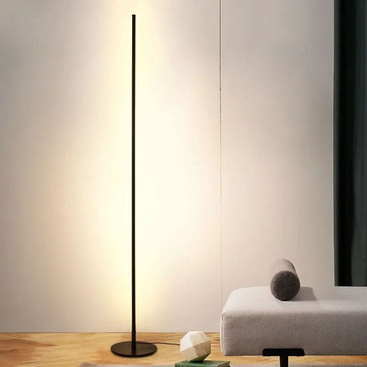 Contemporary Floor Lamp Warm LED Glow Detail