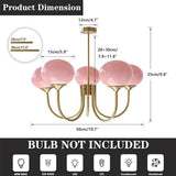 adjustable height chandelier for living room