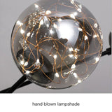 Glass Chandelier Globe Design Aesthetic Decor