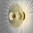Warm diffused wall lamp for bedroom