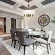 fabric chandelier soft ambient glow for dining room