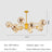 Iron chandelier for living room