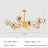 Glass Chandelier Easy Installation Modern Design