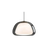Luminex Double Glass Dome Pendant Light sculptural centerpiece view - OpalDwell