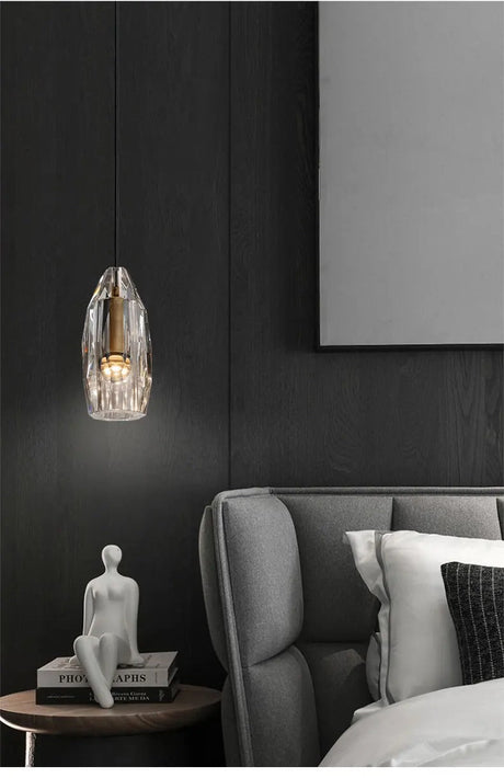 Asterra Premium Full Copper K9 Crystal LED Pendant Lights - OpalDwell
