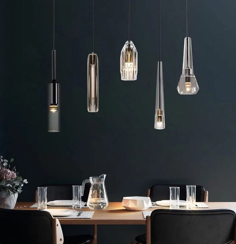 Asterra Crystal Pendant – Bedside Ambient Lighting