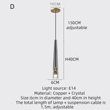 Asterra Premium Full Copper K9 Crystal LED Pendant Lights - OpalDwell