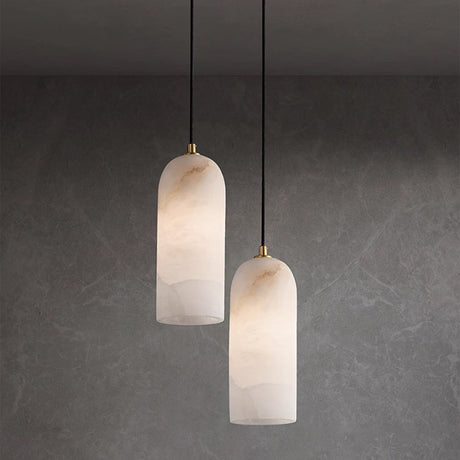 Marble Pendant Light Close-Up Shade Detail