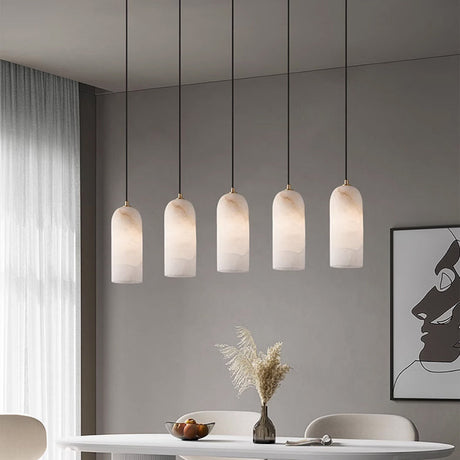 Marble Chandelier Pendant Warm Ambient Glow