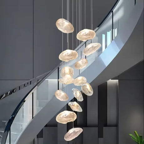 Aluminum Chandelier for Dining Areas and Large Spaces - OpalDwell