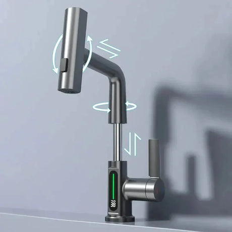 Smart Waterfall Faucet for Bathroom Sink