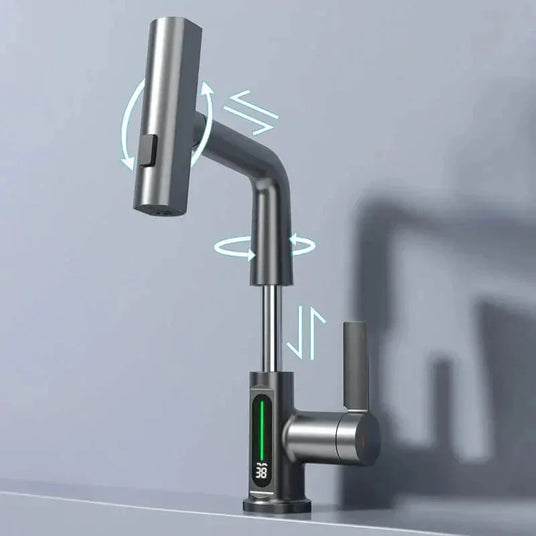 Smart Waterfall Faucet for Bathroom Sink