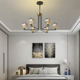 Glass Chandelier for Living Room Accent Decor