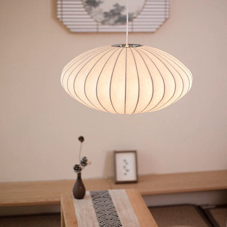Aethera Silk Ceiling Light diameter size options - OpalDwell