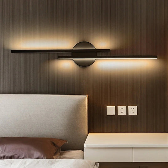 Metal and Silica Wall Lamp for Bedroom Lighting | OroDwell