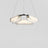 Alabaster chandelier focal point for living room
