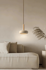 Soren pendant lamp sculptural stone texture close-up