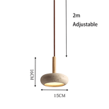 Stone pendant light LED for modern homes decor