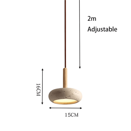 Stone pendant light LED for modern homes decor